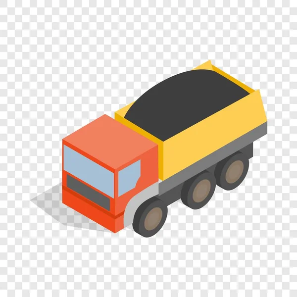 Icône isométrique camion Dump — Image vectorielle