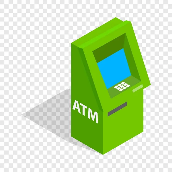 Icono isométrico ATM — Vector de stock