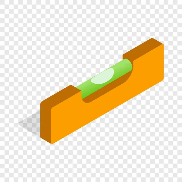 Level measurement isometric icon — Stock Vector