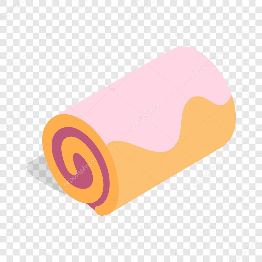 Roll isometric icon