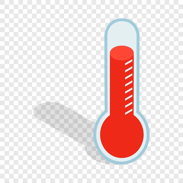 Thermometer isometrisches Symbol — Stockvektor