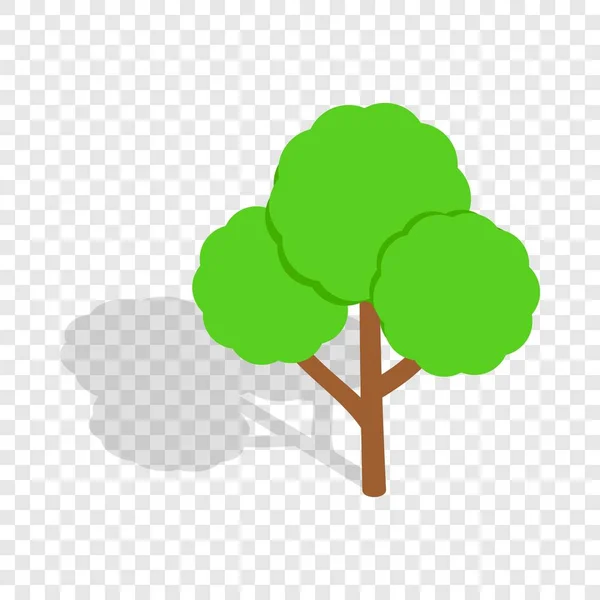 Изометрическая икона дерева — стоковый вектор