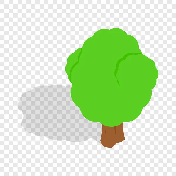 Icono isométrico del árbol — Vector de stock