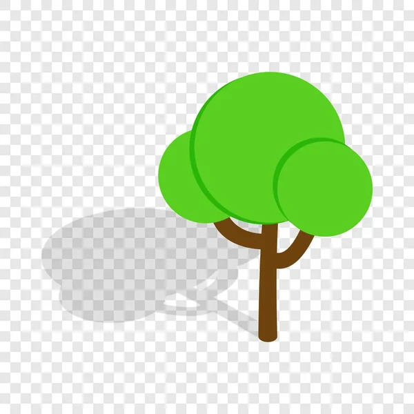 Izometrické ikona stromu — Stockový vektor