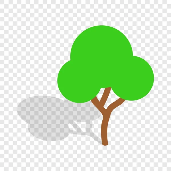 Izometrické ikona stromu — Stockový vektor