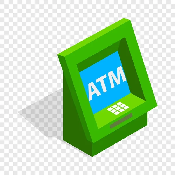 Icono isométrico ATM — Vector de stock