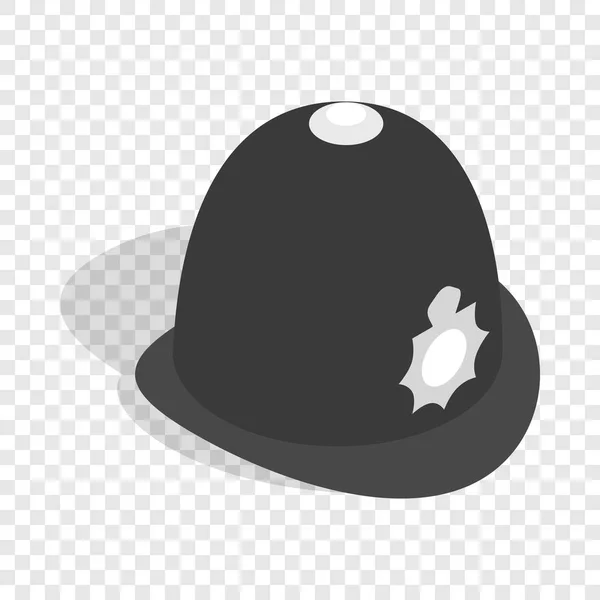 Hatt engelska polisen isometrisk ikonen — Stock vektor