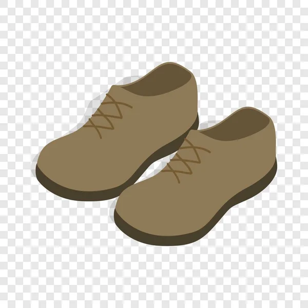 Mannelijke schoenen isometrische pictogram — Stockvector