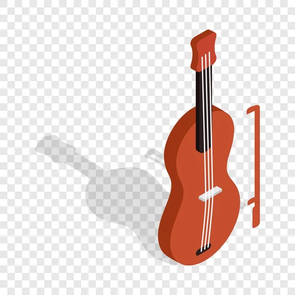 Isometrisches Symbol für Geige — Stockvektor
