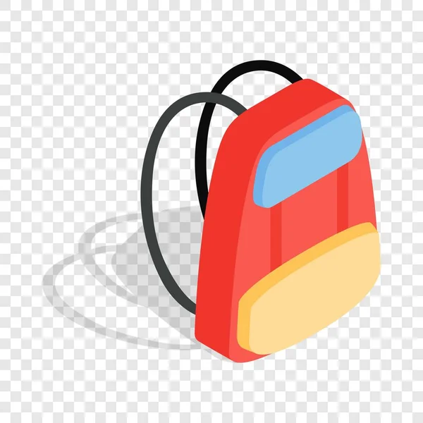 Изометрическая икона рюкзака — стоковый вектор
