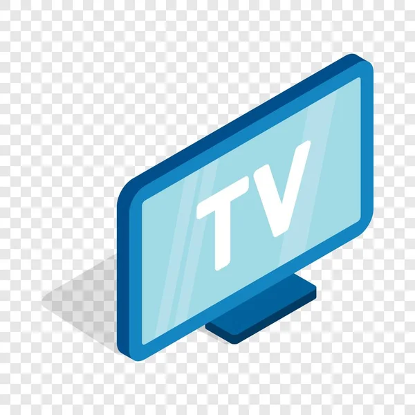 TV scherm isometrische pictogram — Stockvector