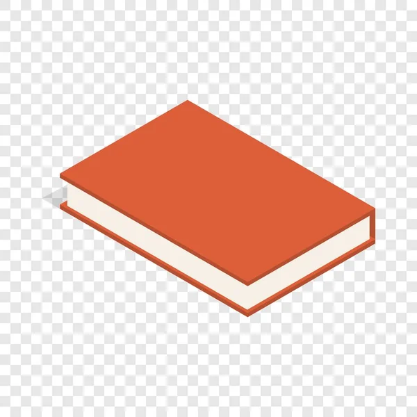 Red book isometric icon — Stock Vector