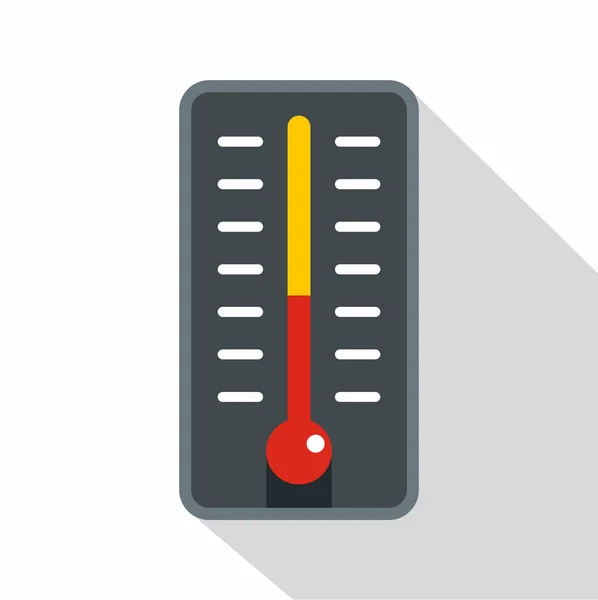 Pokój ikonę termometr, płaski — Wektor stockowy