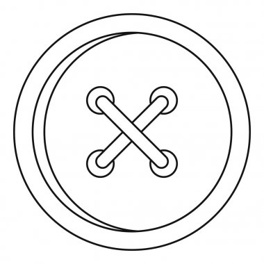 Giyim simgesi, anahat Stili düğmesini