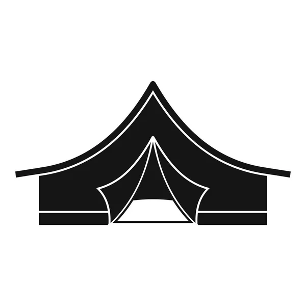 Toeristische tent pictogram, eenvoudige stijl — Stockvector