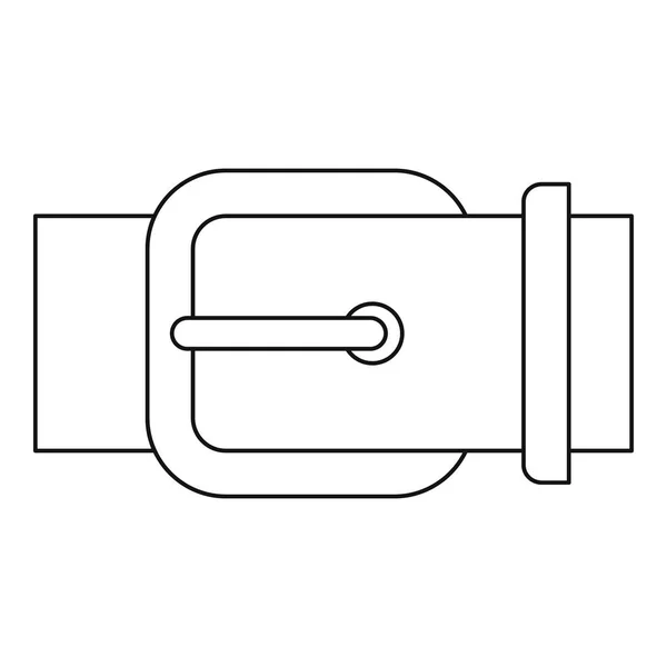 Ícone de fivela de cinto, estilo esboço — Vetor de Stock