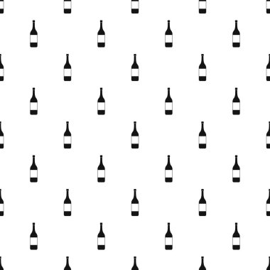 Şarap şişesi tasarlamak vektör