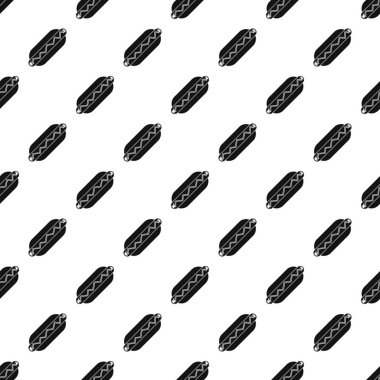 Bun ve sosis tasarlamak vektör