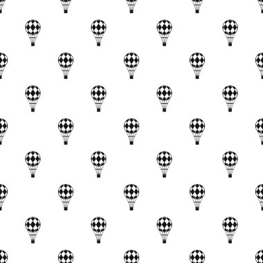 Damalı hava balon tasarlamak vektör