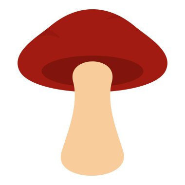 İzole borulu mantar simgesi