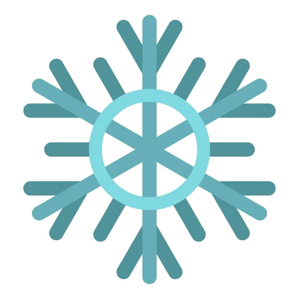 Icona fiocco di neve isolato — Vettoriale Stock