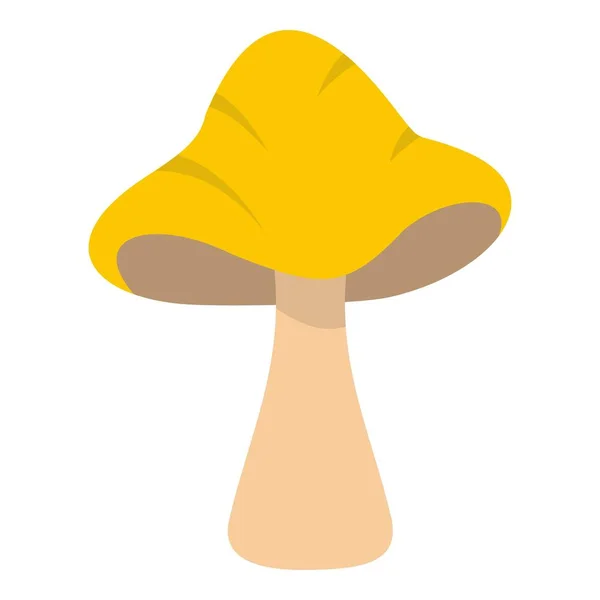 Grande icône champignon isolé — Image vectorielle