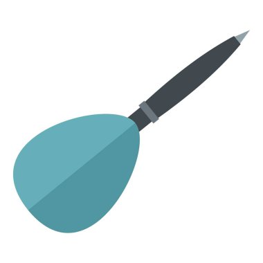 İzole mavi ok ok simgesi