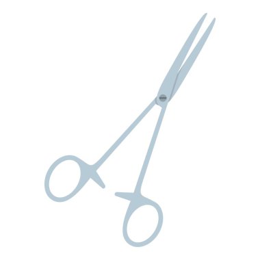 İzole çelik cerrahi pens simgesi