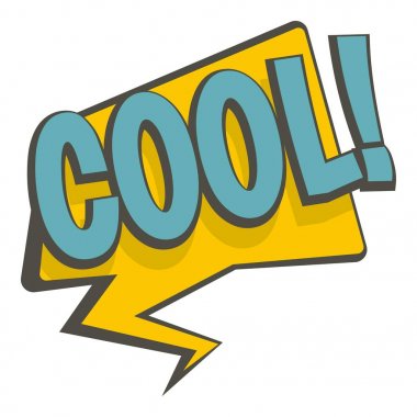 Serin, konuşma balonu simgesinin izole