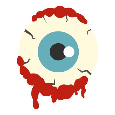Zombi göz küresi simgesini izole