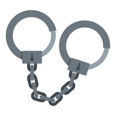 İzole çelik kelepçeleri simgesi