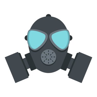 İzole gaz maskesi simgesi