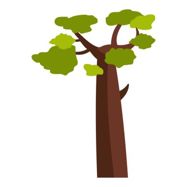 İzole baobab simgesi