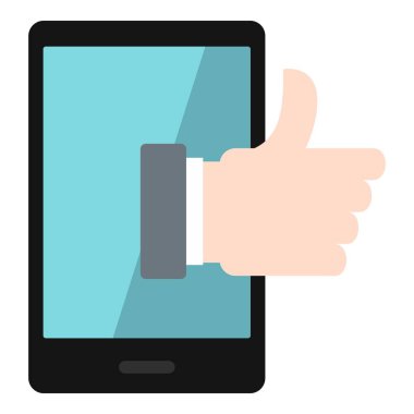 İzole süper telefon simgesi