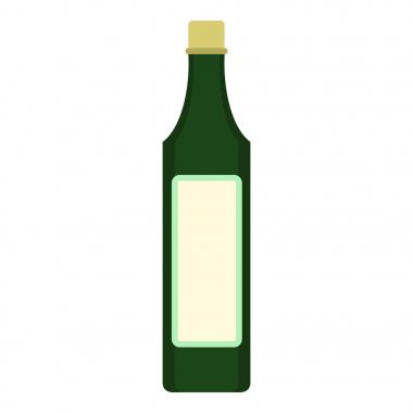 İzole sirke şişe simgesi