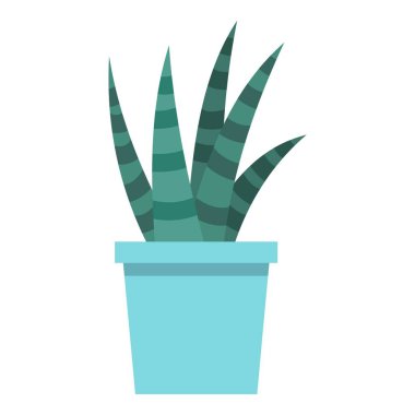 İzole ev bitki simgesi