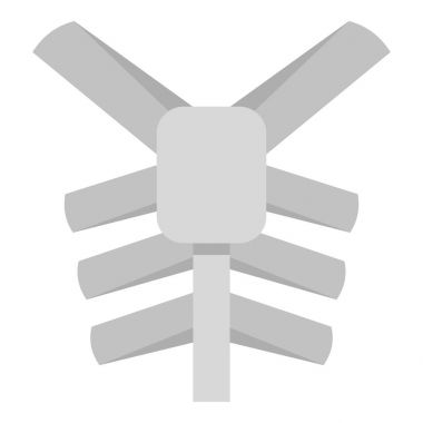 İzole insan Toraks simgesi