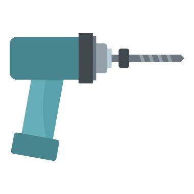 İzole tıbbi matkap simgesi