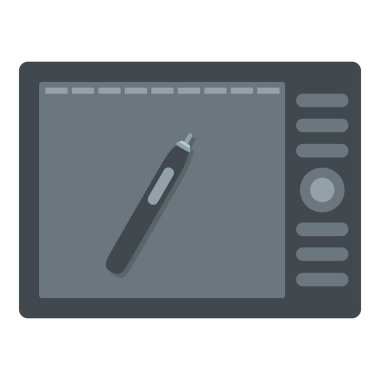 Grafik tablet simgesi izole