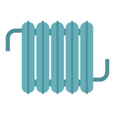 İzole retro demir Merkezi Isıtma pil simgesi