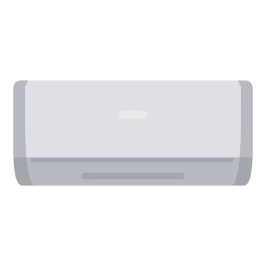 Beyaz Klima havalandırma makinesi simgesini izole