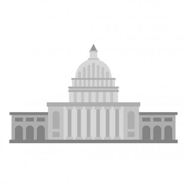 Beyaz Saray simgesi izole