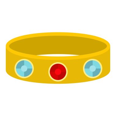 Yalıtılmış bağbozumu altın bileklik simgesi