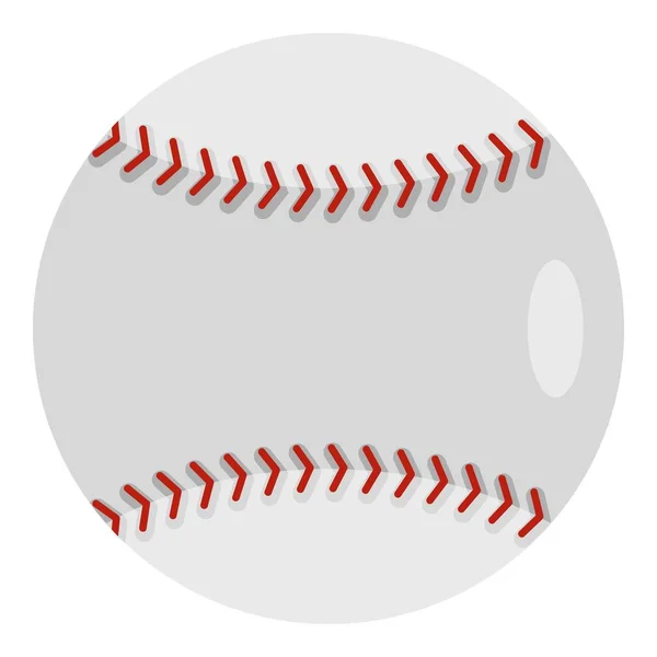 Ball for playing baseball icon isolated — Stock Vector