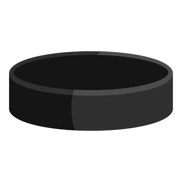 IJshockey puck pictogram geïsoleerd — Stockvector