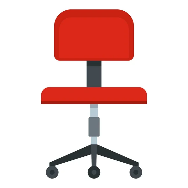 Rotes Büro eine Stuhl-Ikone — Stockvektor