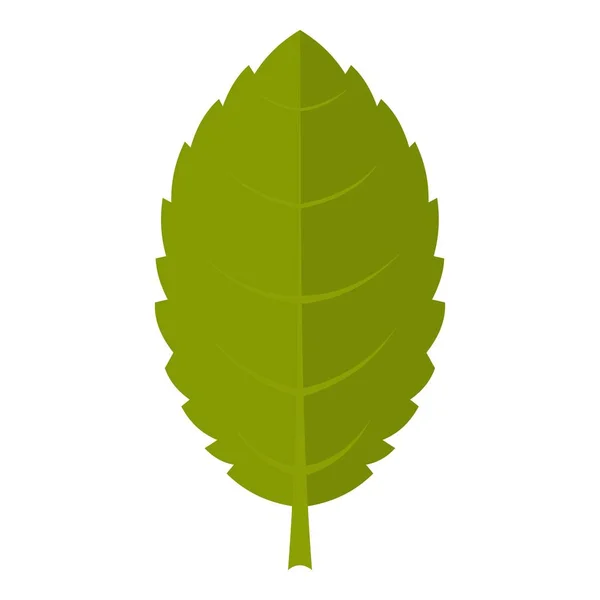 Изолированная иконка зелёного листа — стоковый вектор