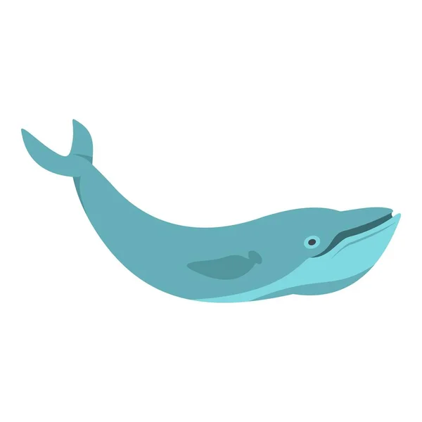 Kék bálna ikon elszigetelt — Stock Vector