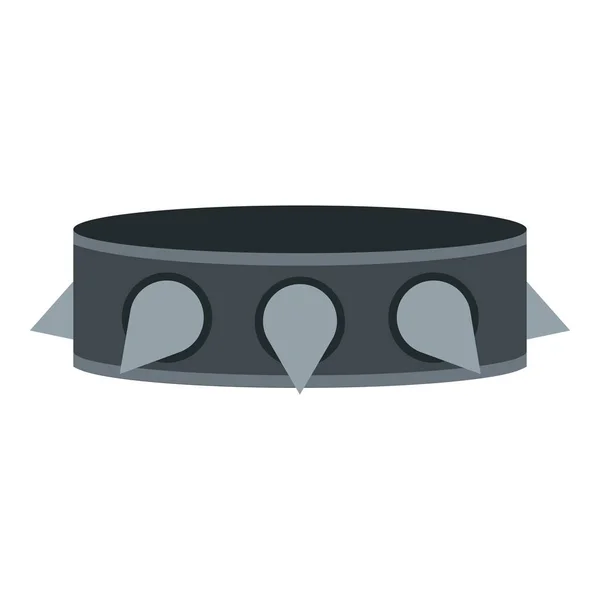 Rock collar icon isolated — Stock Vector