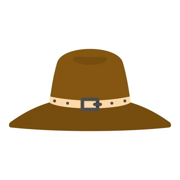 Icona del cappello isolato — Vettoriale Stock